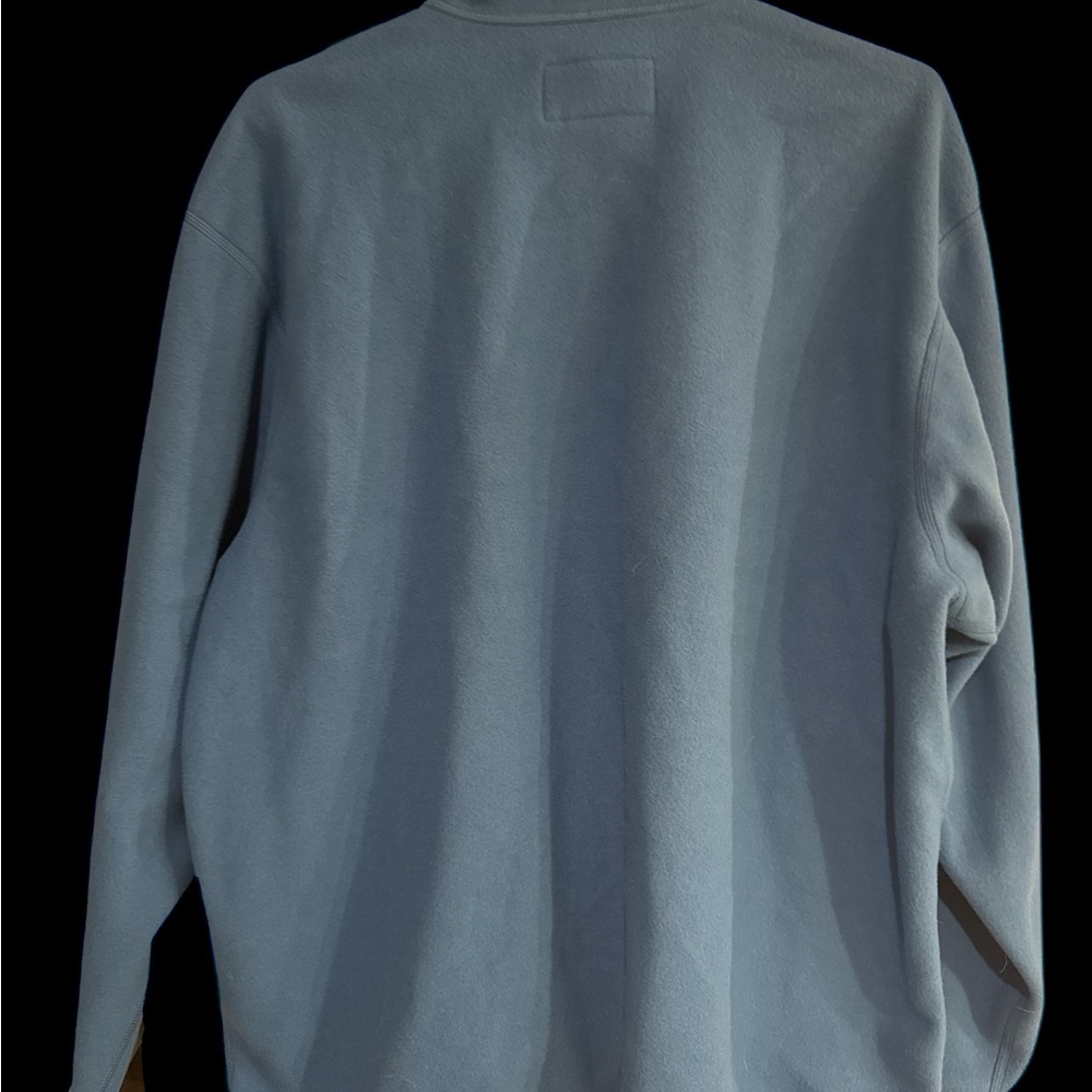 REI Sky Blue Varsity Jacket with Gold Accents - Picture 3 of 5